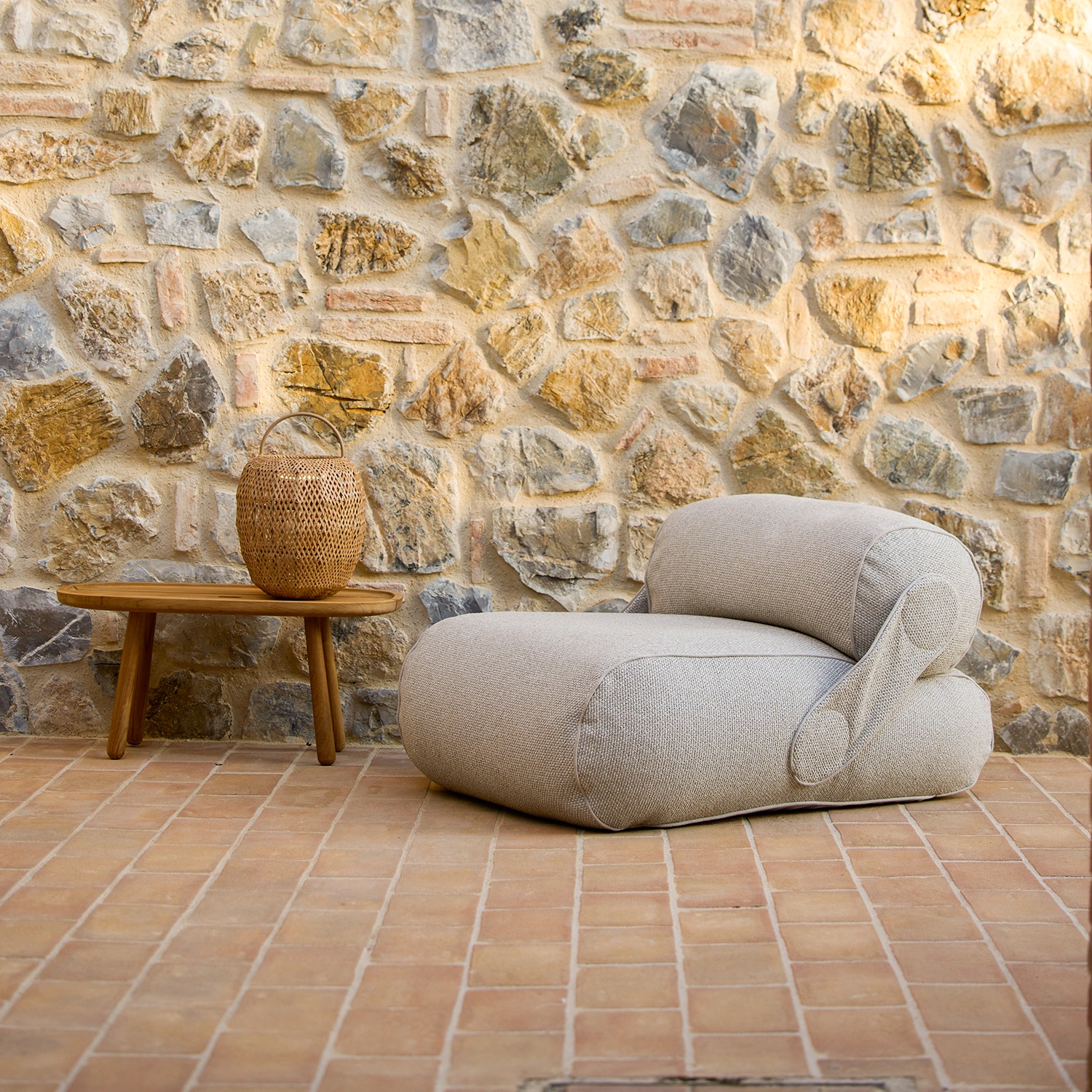 Unite loungefåtölj Desert sand