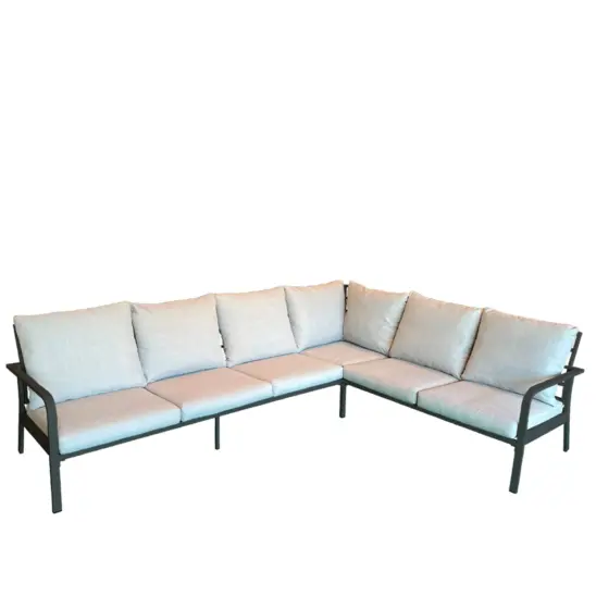 Hillerstorp Hånger hörnsoffa svart/gråbeige