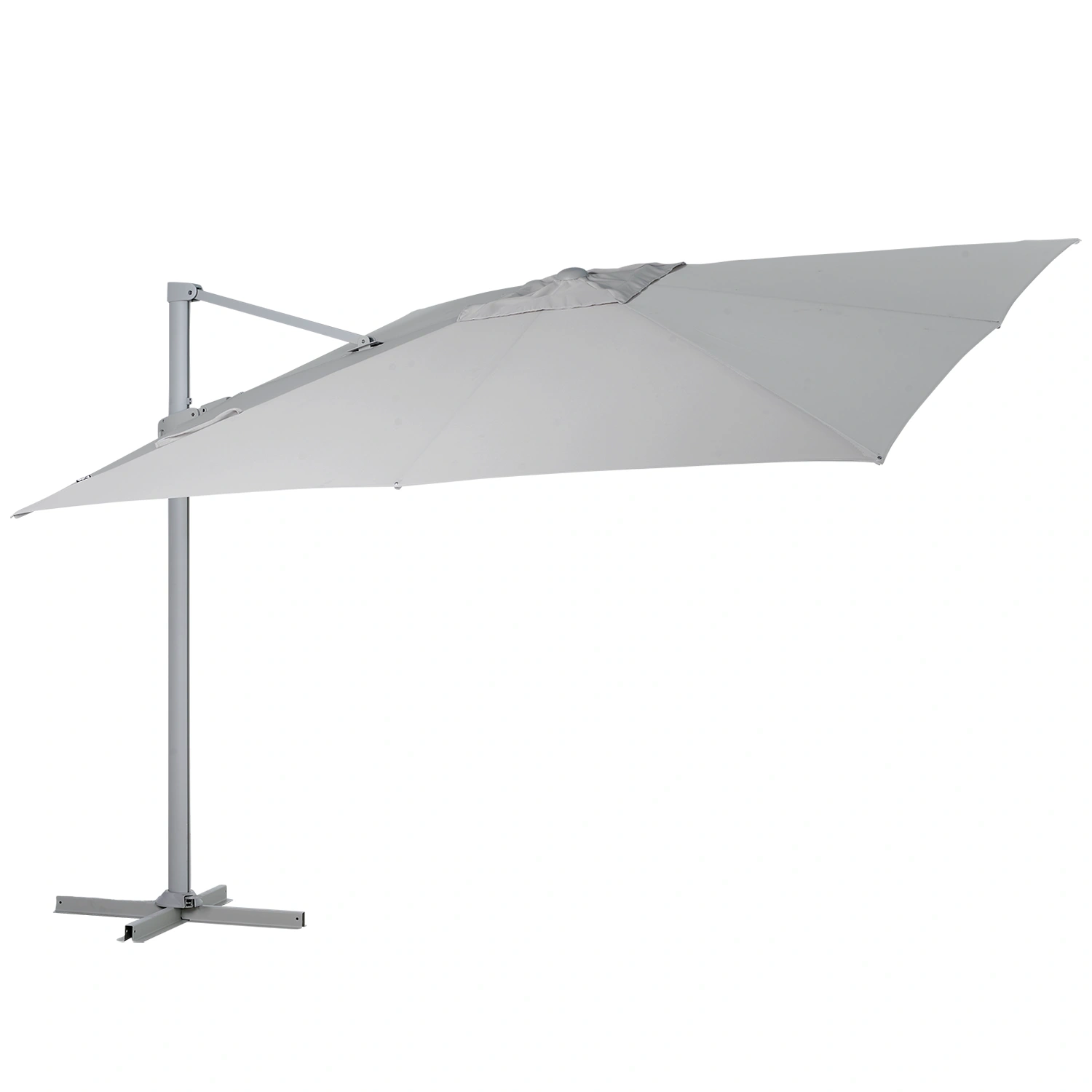 Brafab Vinovo frihängande parasoll khaki/khaki 300x300 cm