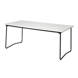 B31 bord vit ek / svart 170x92 cm