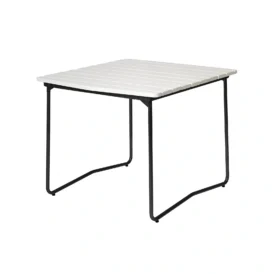 B31 bord vit ek / svart 84x92 cm