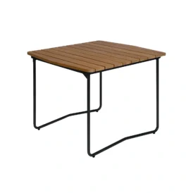 B31 bord teak / svart 84x92 cm