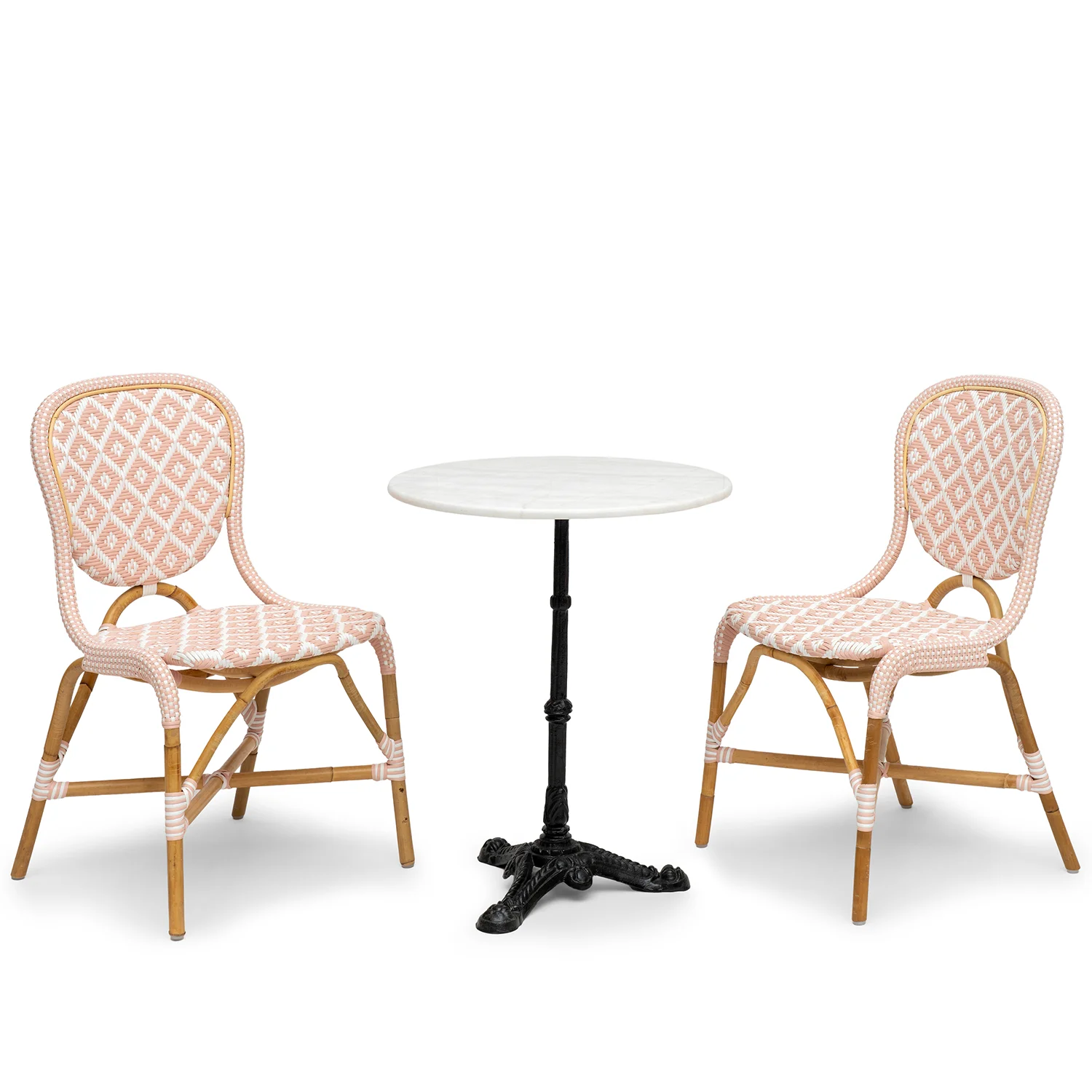 Holmenäs caféstol rosa 2-pack