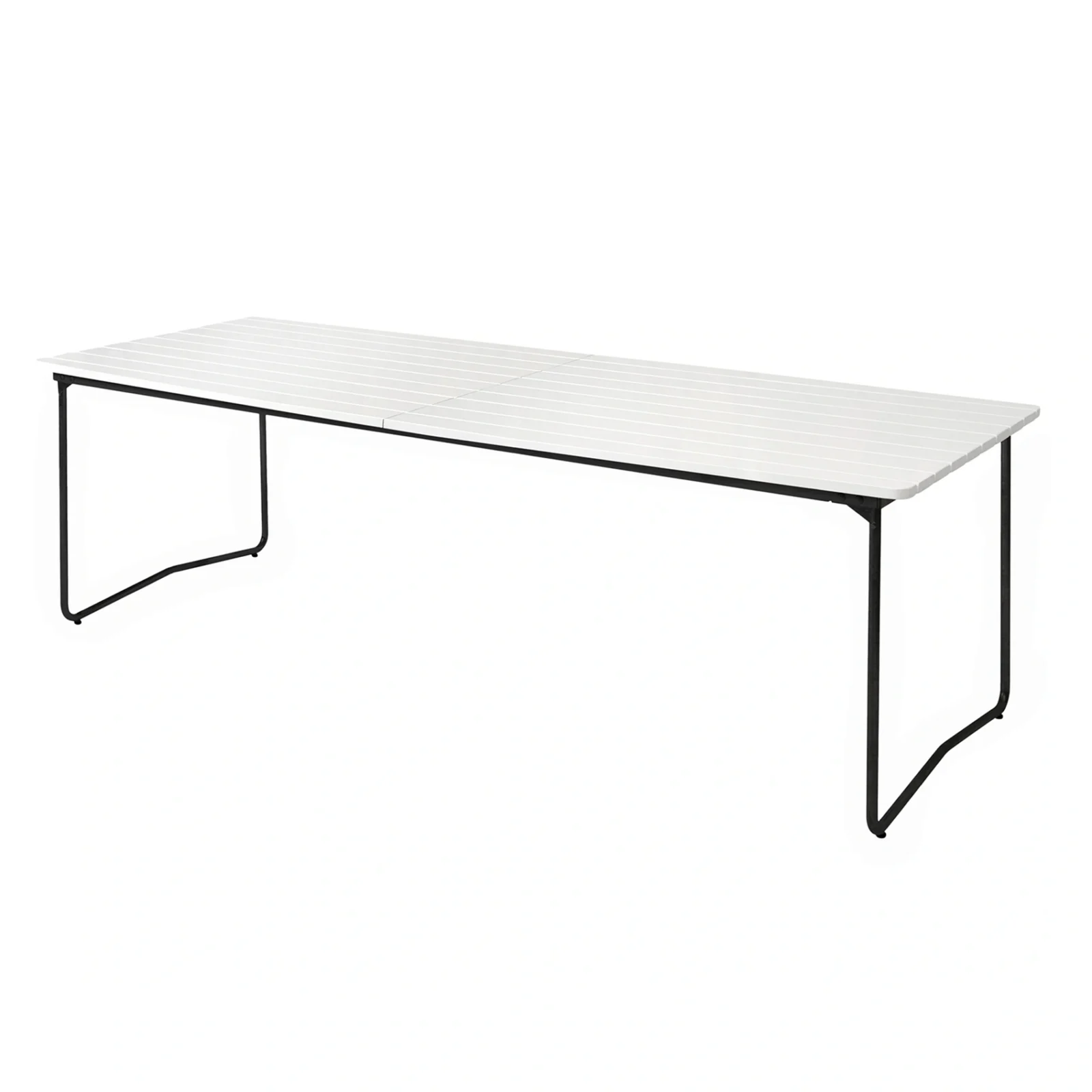 B31 bord vit ek / svart 230x92 cm