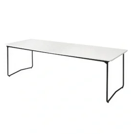 B31 bord vit ek / svart 230x92 cm