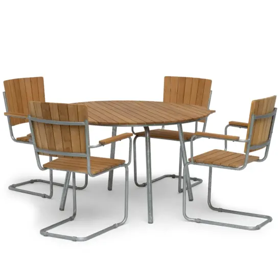 Hillerstorp Sandhamn matgrupp teak
