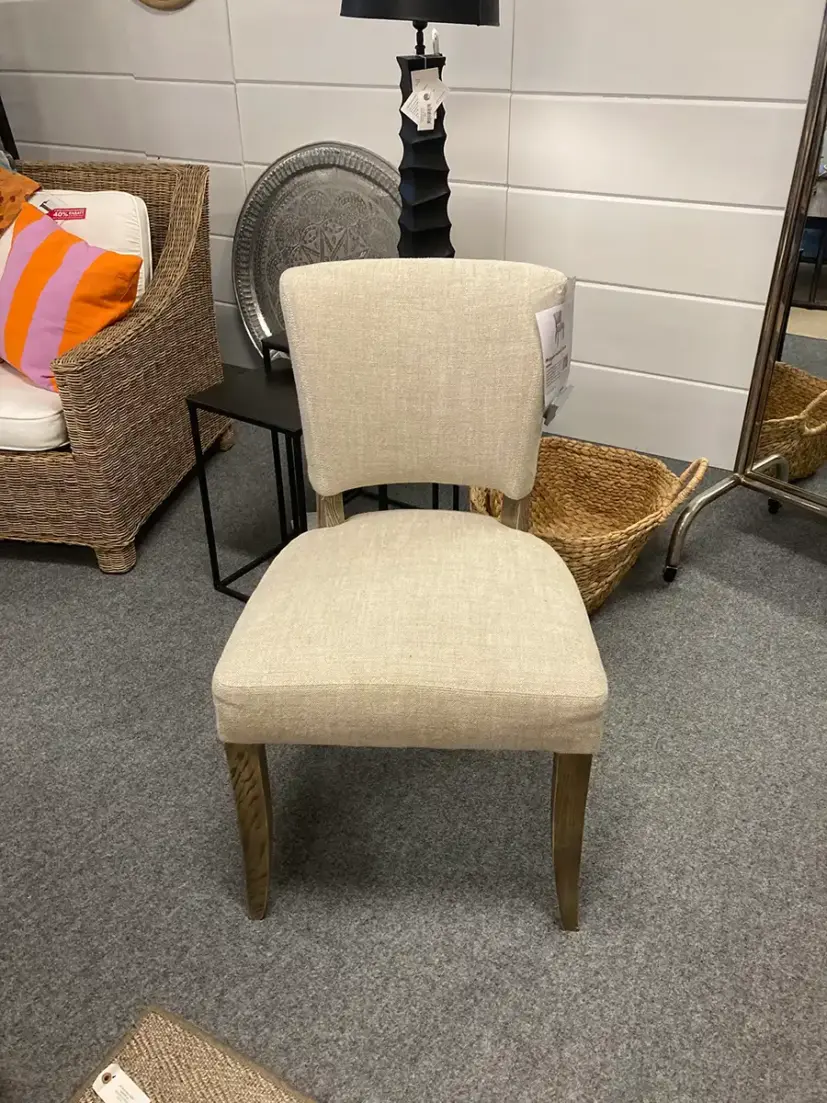 Maggie matstol linen sand