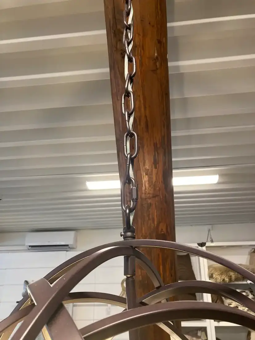 Nest taklampa mörkbrun Ø50 cm