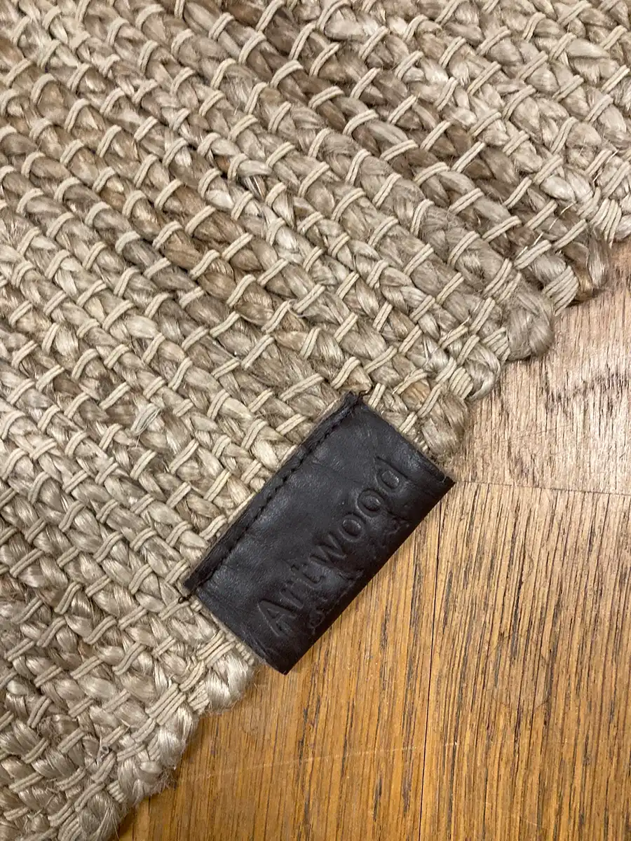 Hemp jutematta natur, 200x300 cm - Bild 3