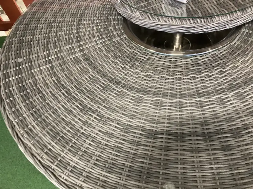 Hastings bord antracit/glas Ø150 cm, +ishink