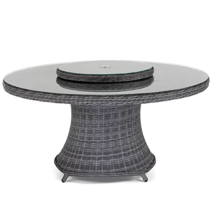 Hastings bord antracit/glas Ø150 cm, +ishink
