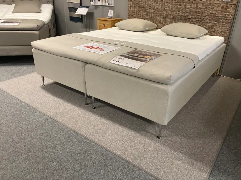 Family Plus ramsängar 180x200 / Eco Beige / Medium & Fast / Harmony Style