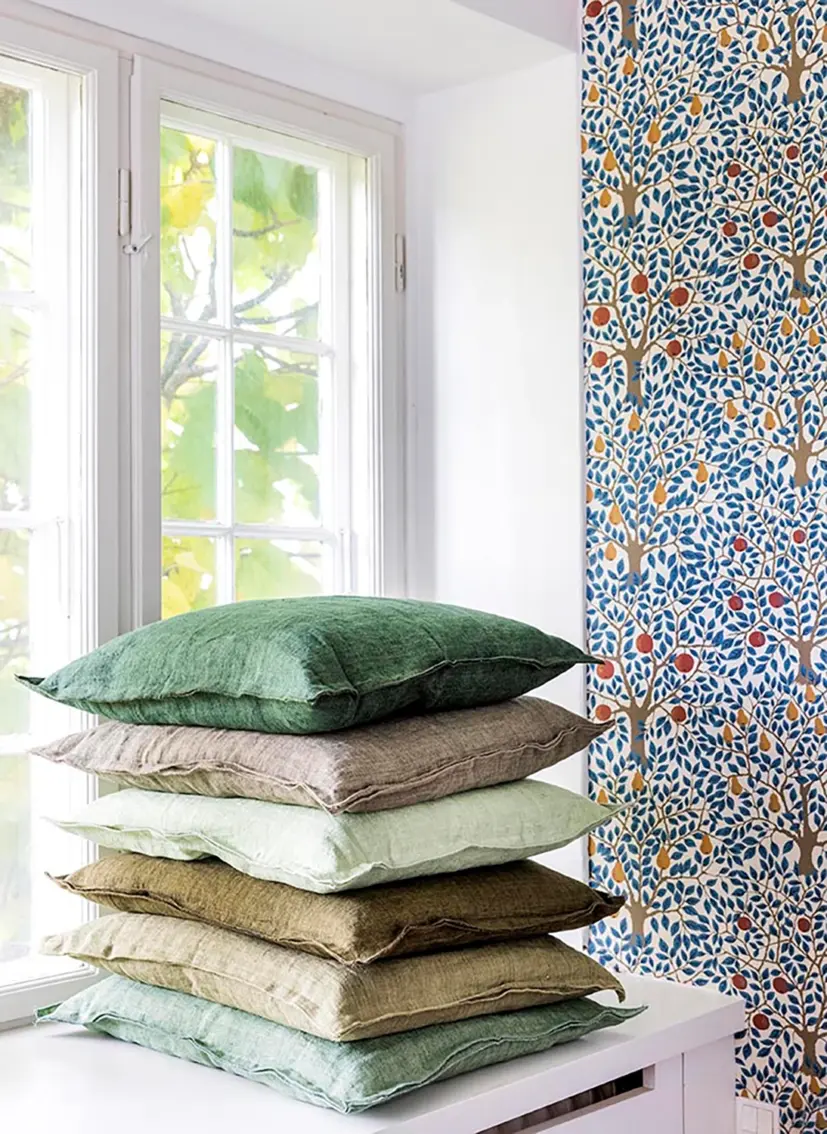 Kuddfodral Linen Seagrass 50x50 cm