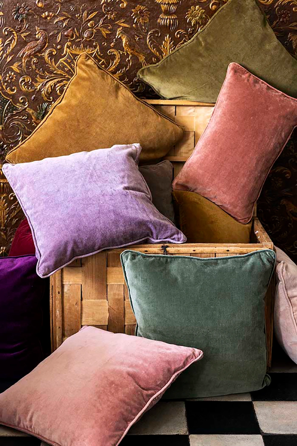 Kuddfodral Velvet Blush 50x50 cm