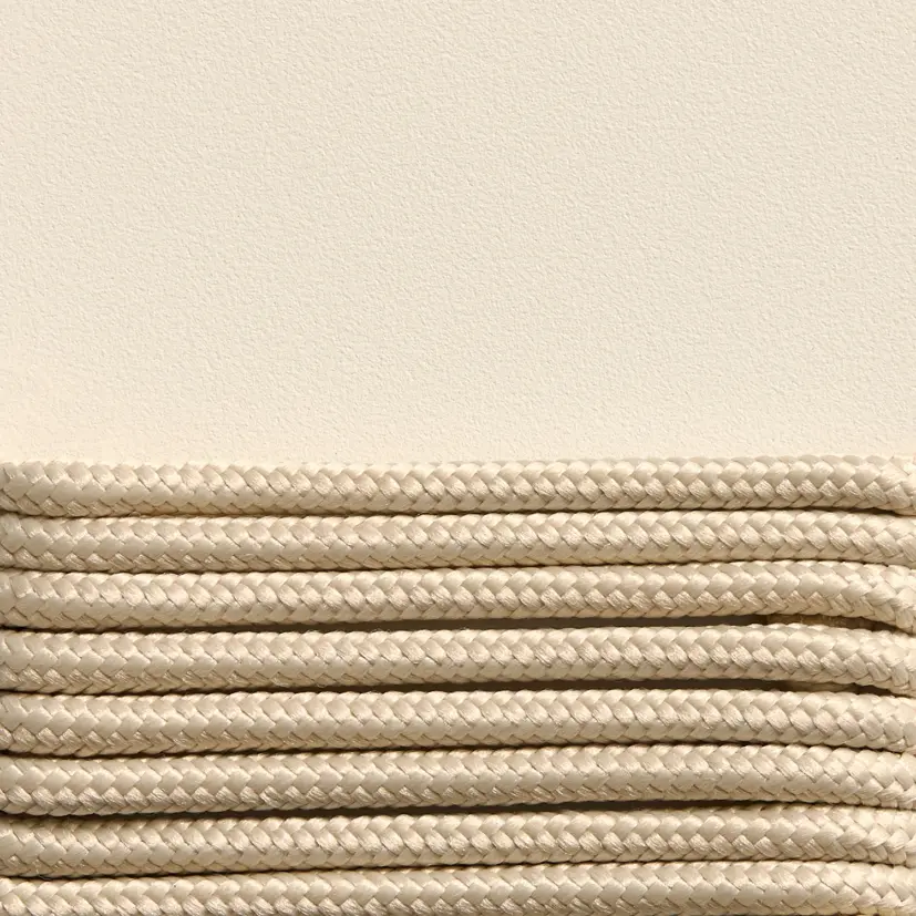 Palissade Cord loungesoffa gräddvit