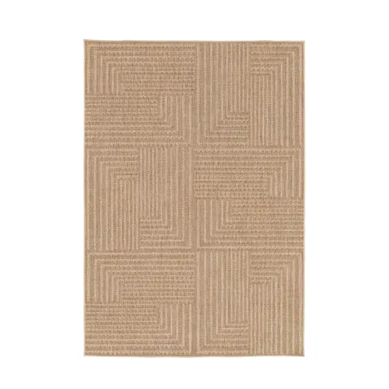 Hillerstorp Belle utomhusmatta 230x160 cm beigebrun