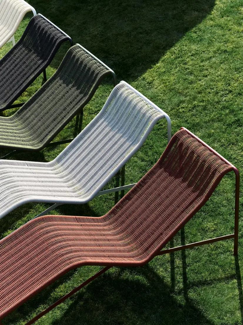 Palissade Cord solsäng gräddvit