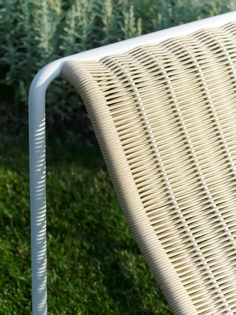 Palissade Cord solsäng gräddvit