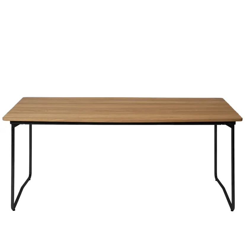 B31 bord oljad ek/svart 170x92 cm
