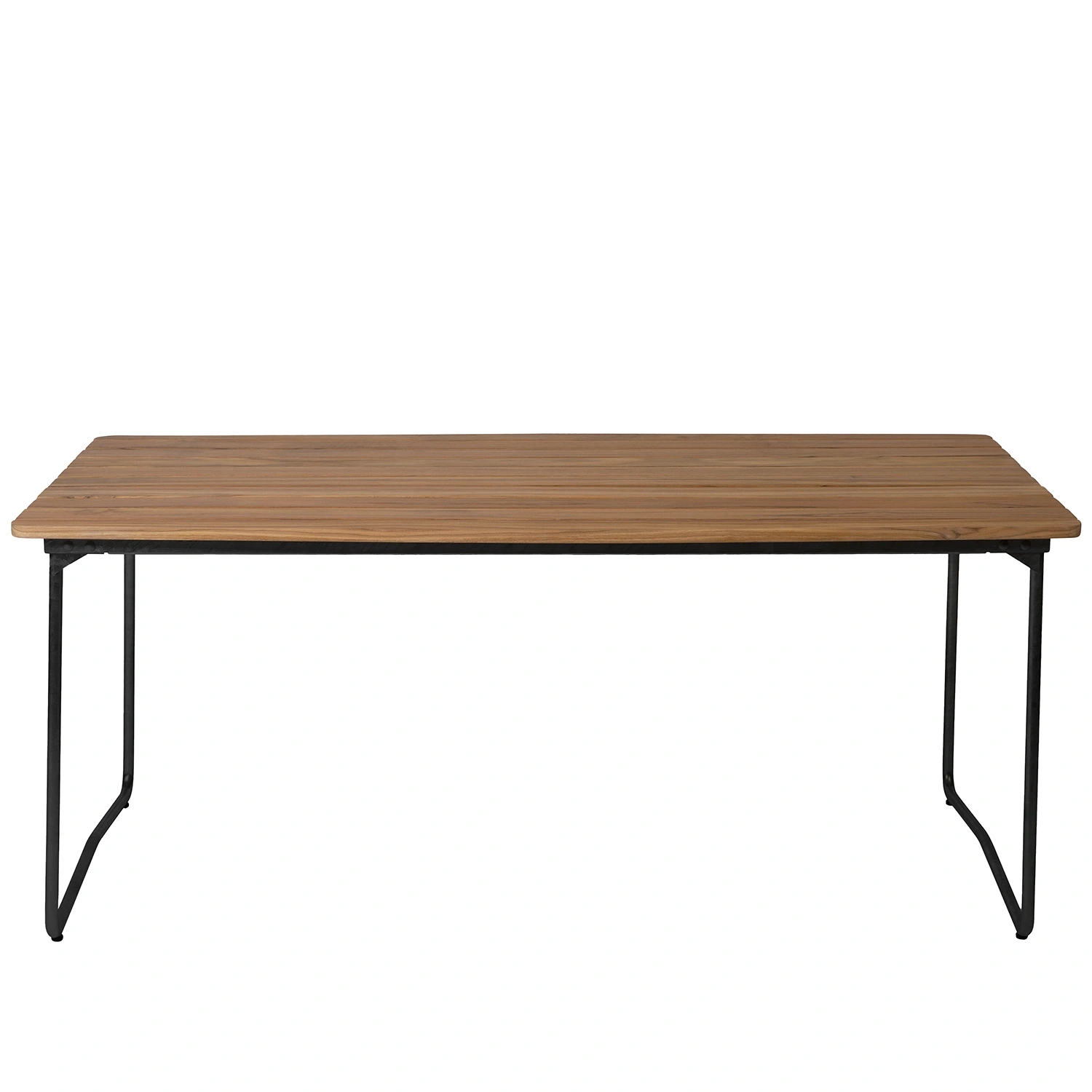 B31 bord teak/svart 170x92 cm