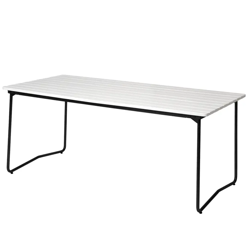 B31 bord vit ek/svart 170x92 cm