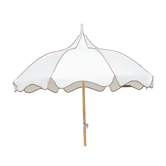 Hillerstorp Toppy parasoll off white Ø200 cm