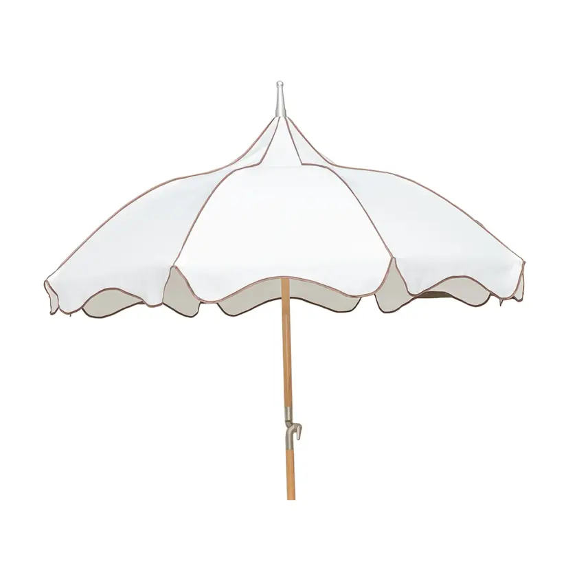 Hillerstorp Toppy parasoll off white Ø200 cm