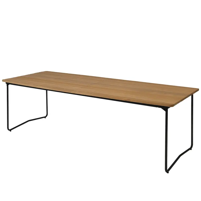 B31 bord oljad ek/svart 230x92 cm