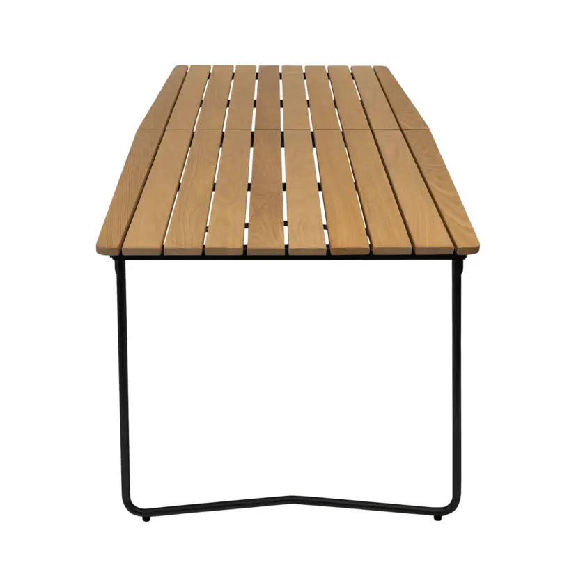 B31 bord oljad ek/svart 230x92 cm