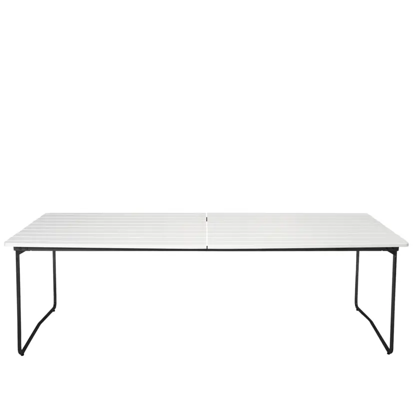 B31 bord vit ek/svart 230x92 cm