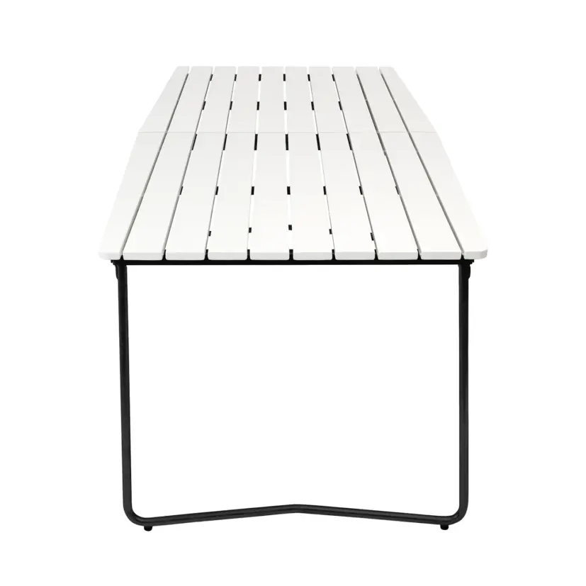 B31 bord vit ek/svart 230x92 cm