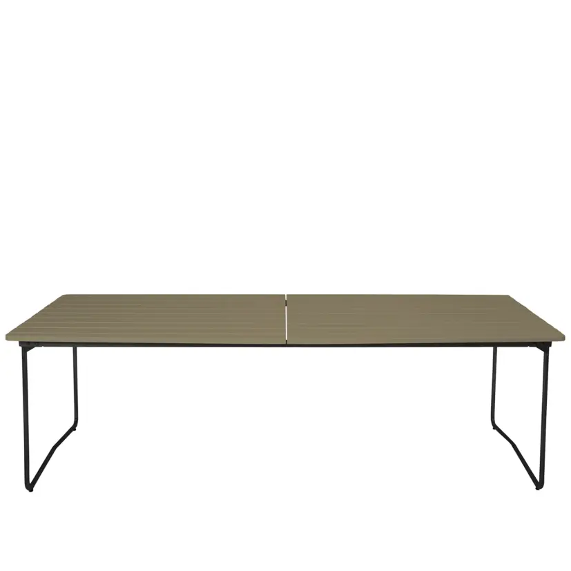 B31 bord ljusgrön ek/svart 230x92 cm