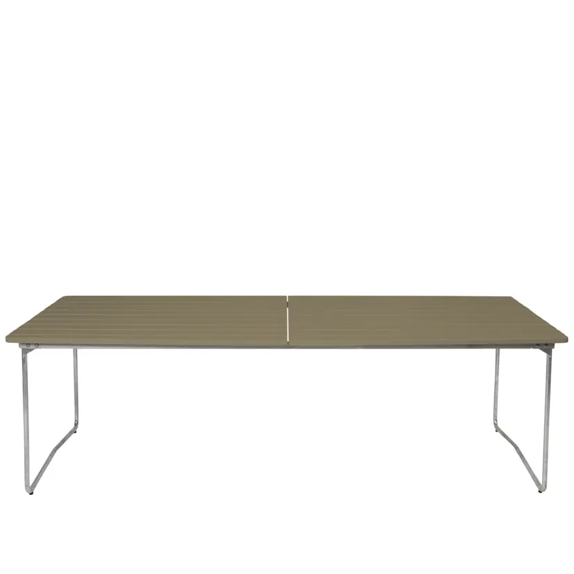 B31 bord ljusgrön ek/varmförzinkad 230x92 cm