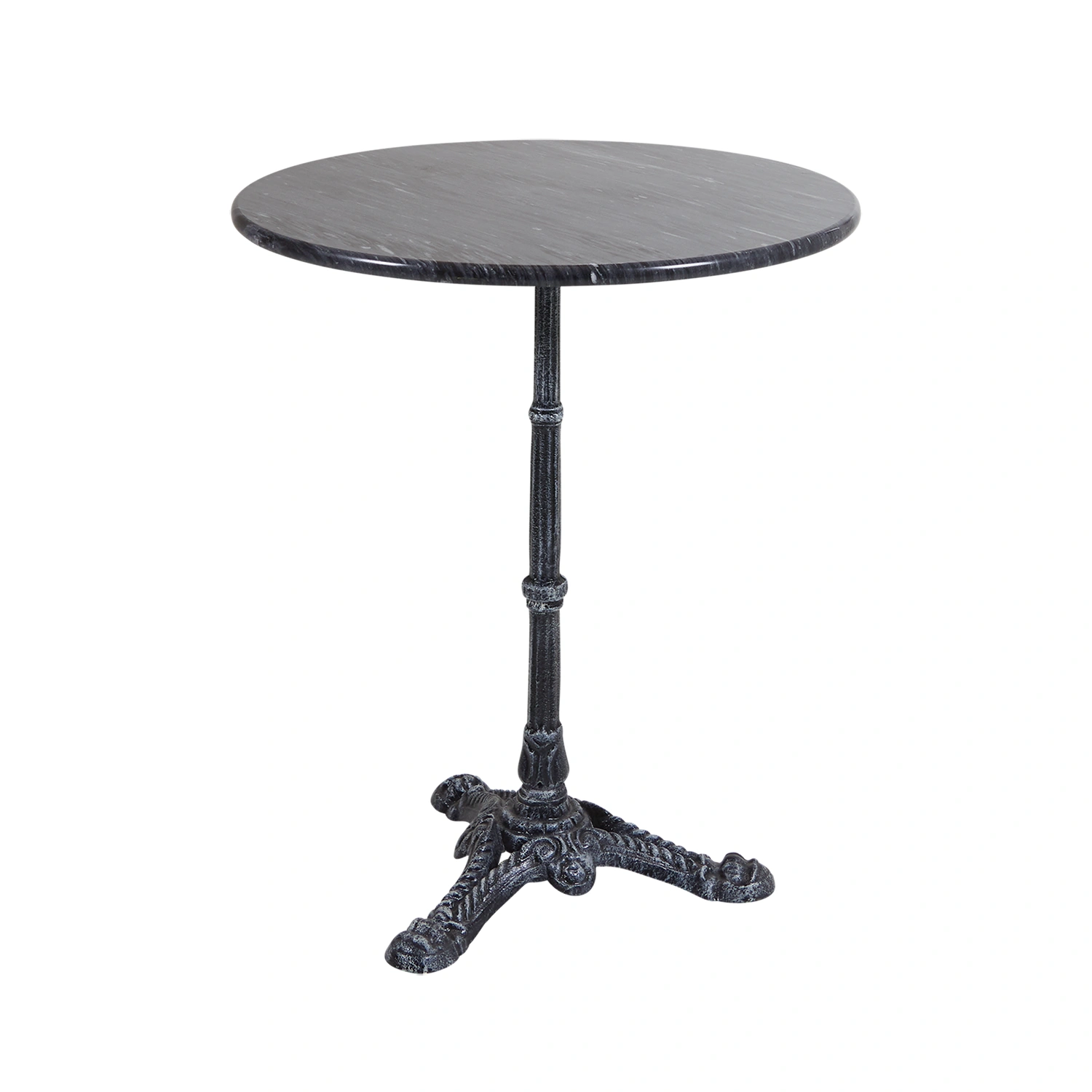 Product Image for Loire cafébord grå/svart Ø60 cm