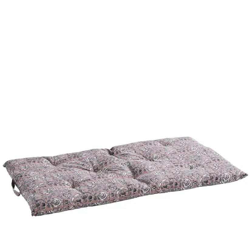 Bomullsdyna med tryck lila/violett 60x100 cm