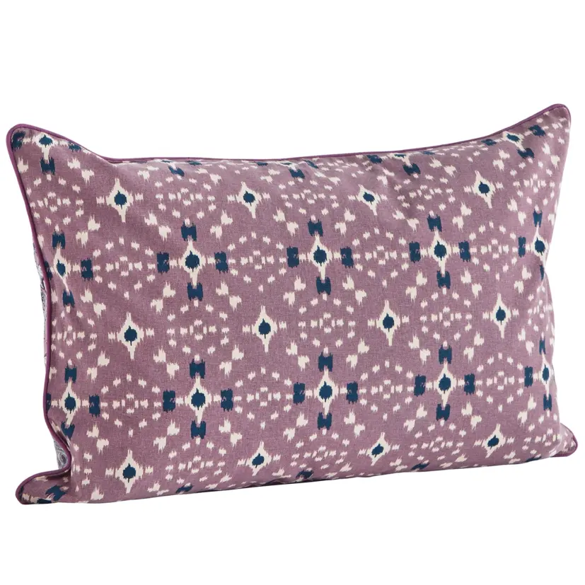 Kuddfodral tvåsidigt lila/violett 60x40 cm