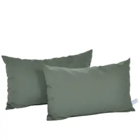 Sidokuddar 1 par mossgrön