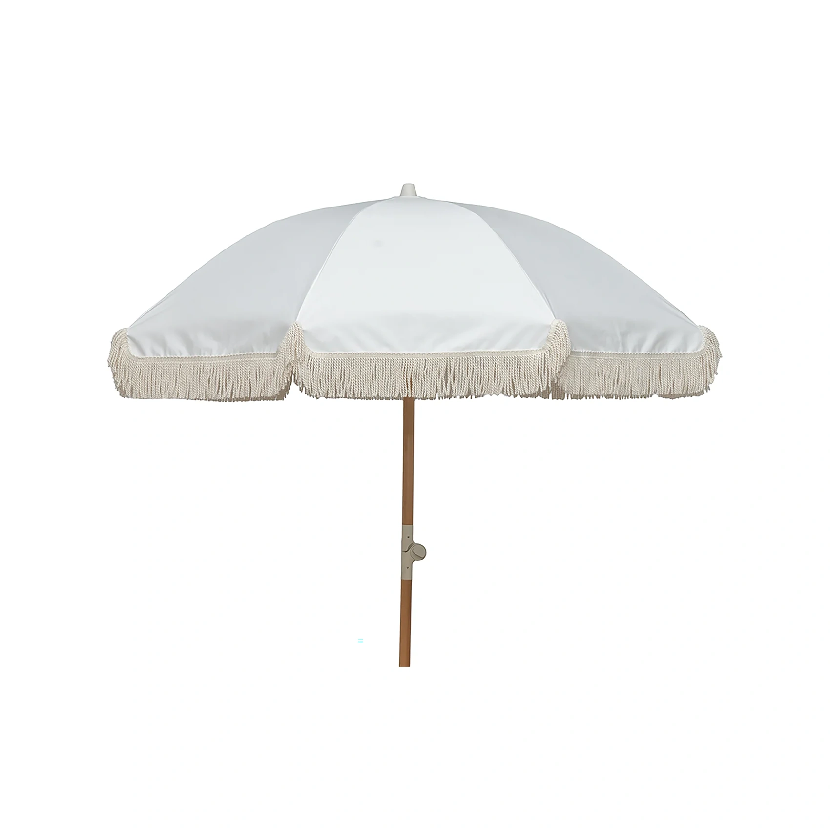 Product Image for Parasoll med frans - beige, Ø200 cm