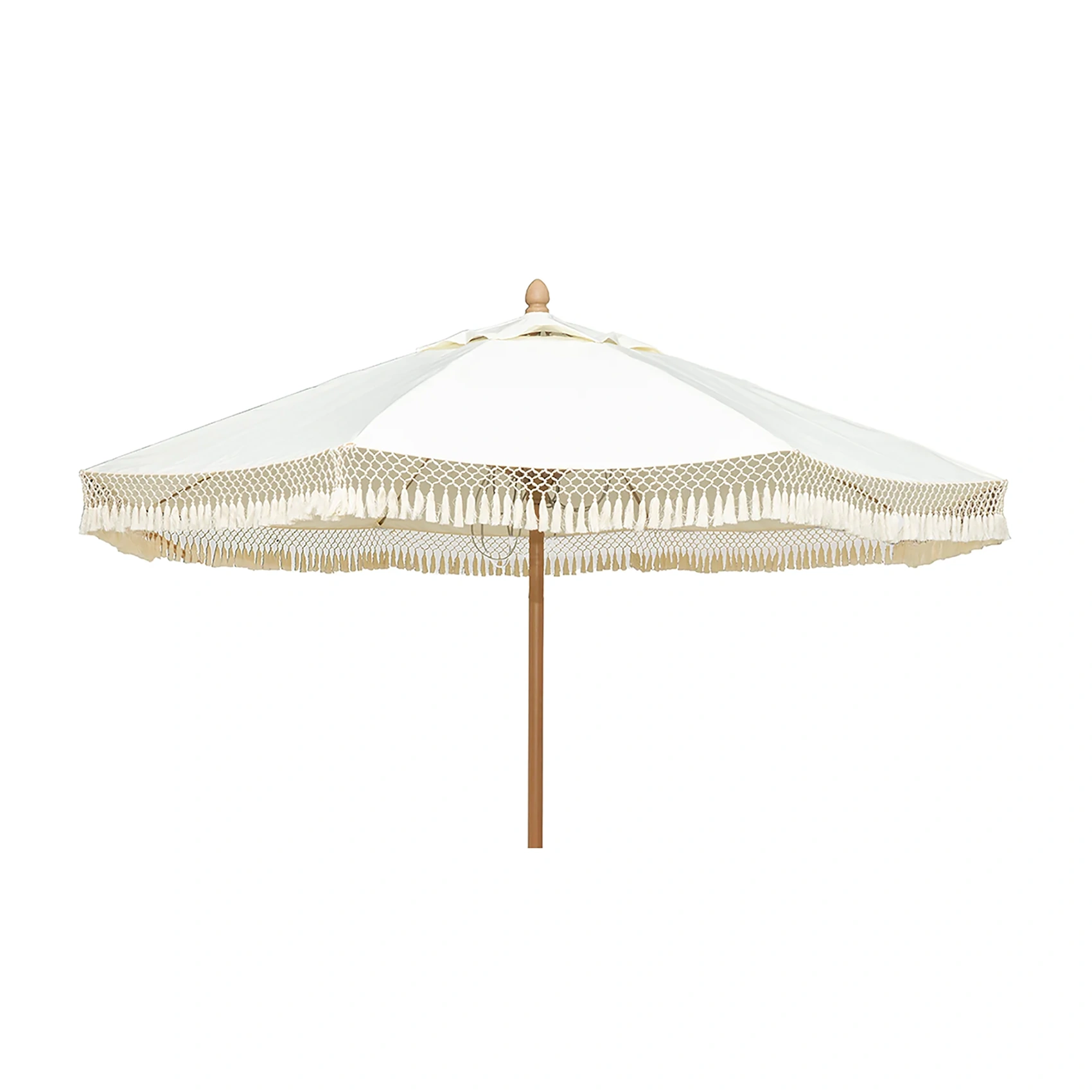 Product Image for Parasoll med toffsar - beige, Ø300 cm
