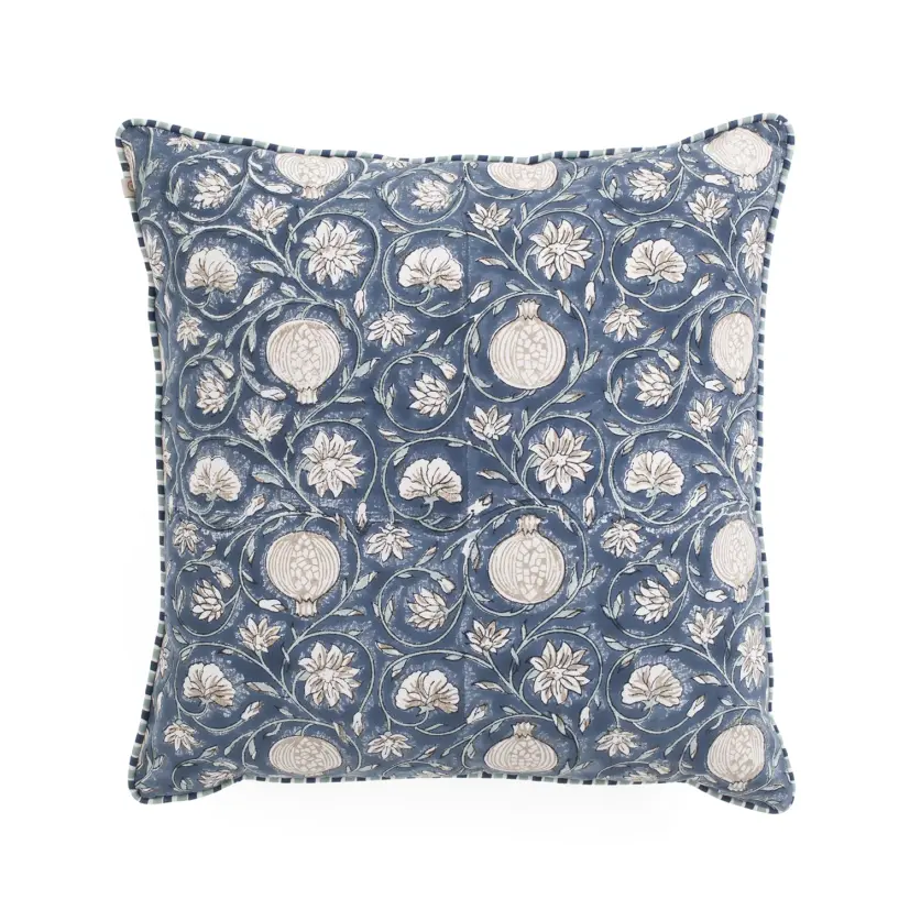 Kuddfodral Tangier Pomegranate Blå 50x50 cm