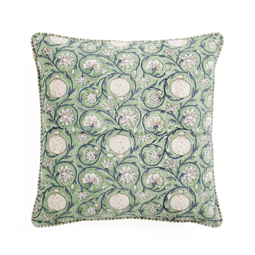 Kuddfodral Tangier Pomegranate Grön 50x50 cm