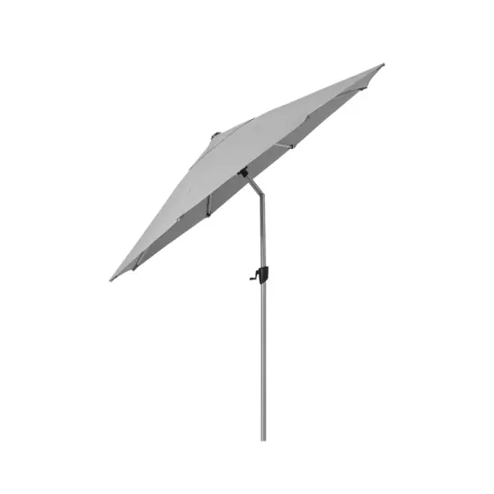 Sunshade Tilt parasoll silver/ljusgrå Ø300 cm