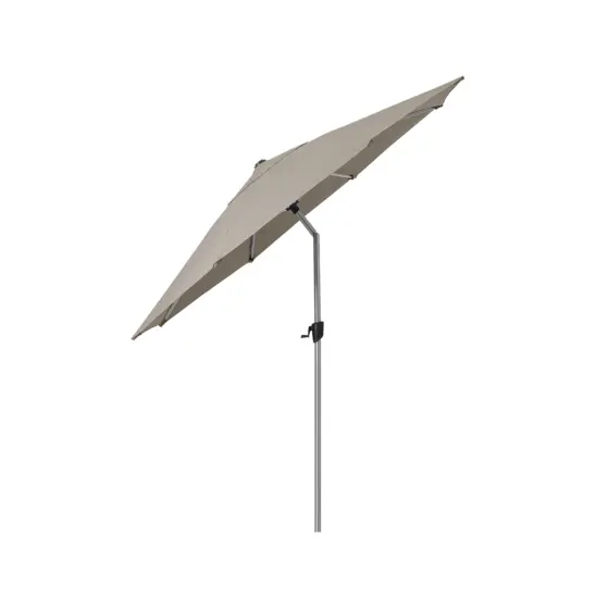 Sunshade Tilt parasoll silver/taupe Ø300 cm
