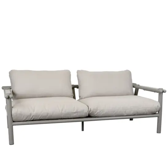 Sticks loungesoffa Alu taupe inkl. dyna