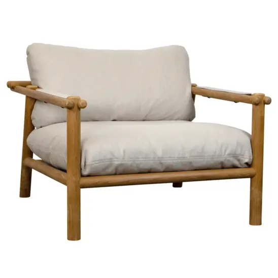 Sticks fåtölj Teak inkl. dyna