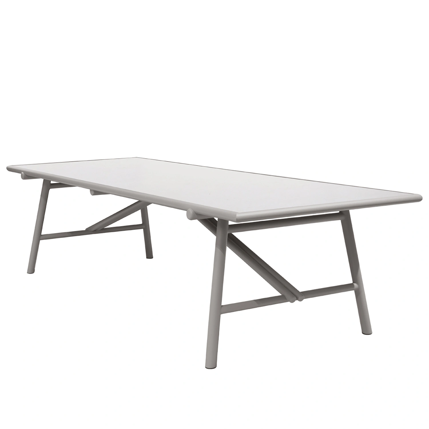 Sticks matbord Alu taupe 280x100 cm