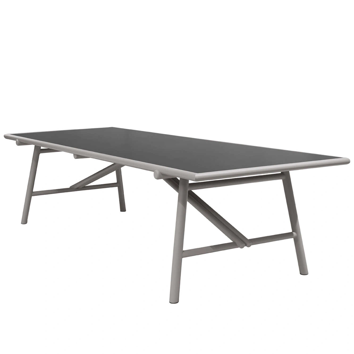 Sticks matbord Alu taupe 280x100 cm