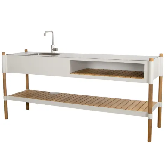 Sticks utekök sand/teak