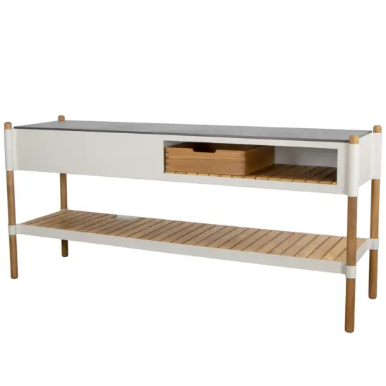 Sticks arbetsbänk sand/teak