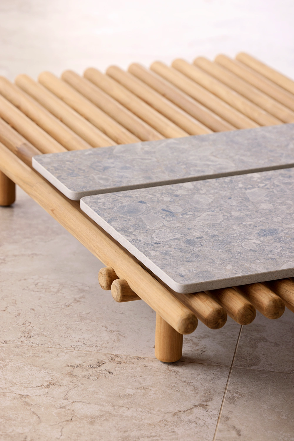 Sticks Platform soffbord teak